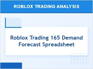 Your Roblox Trading Demand Forecast Spreadsheet