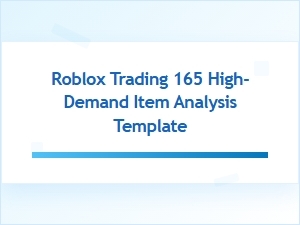 Analyzing High-Demand Items for Roblox Trading